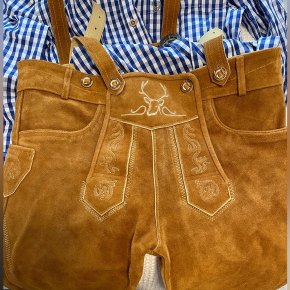 BAVARIA TRACHTEN Lederhosen Oktoberfest Full Outfit Men’s - Picture 9 of 13